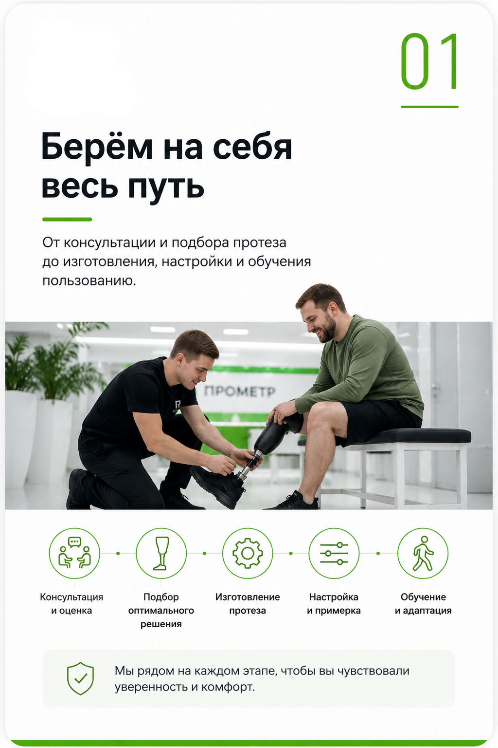 Берем на себя весь путь